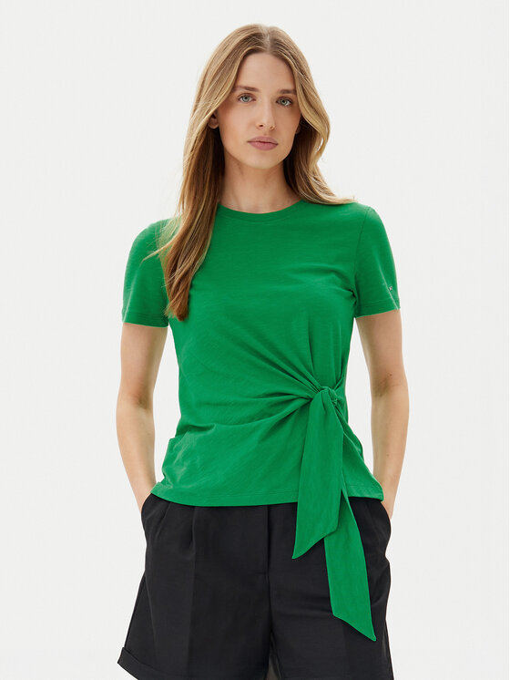 

Футболка обычного кроя WW0WW44559 Tommy Hilfiger, зеленый