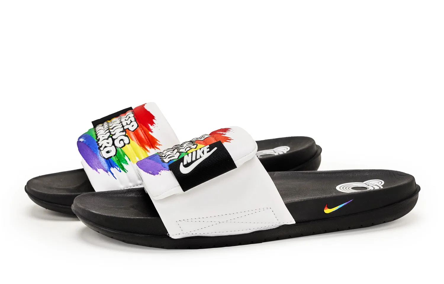 Шлепанцы Nike Offcourt Black Orange — фото 4