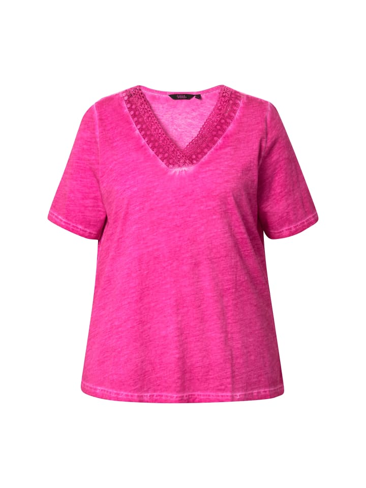 

Футболка Ulla Popken, цвет kräftiges pink