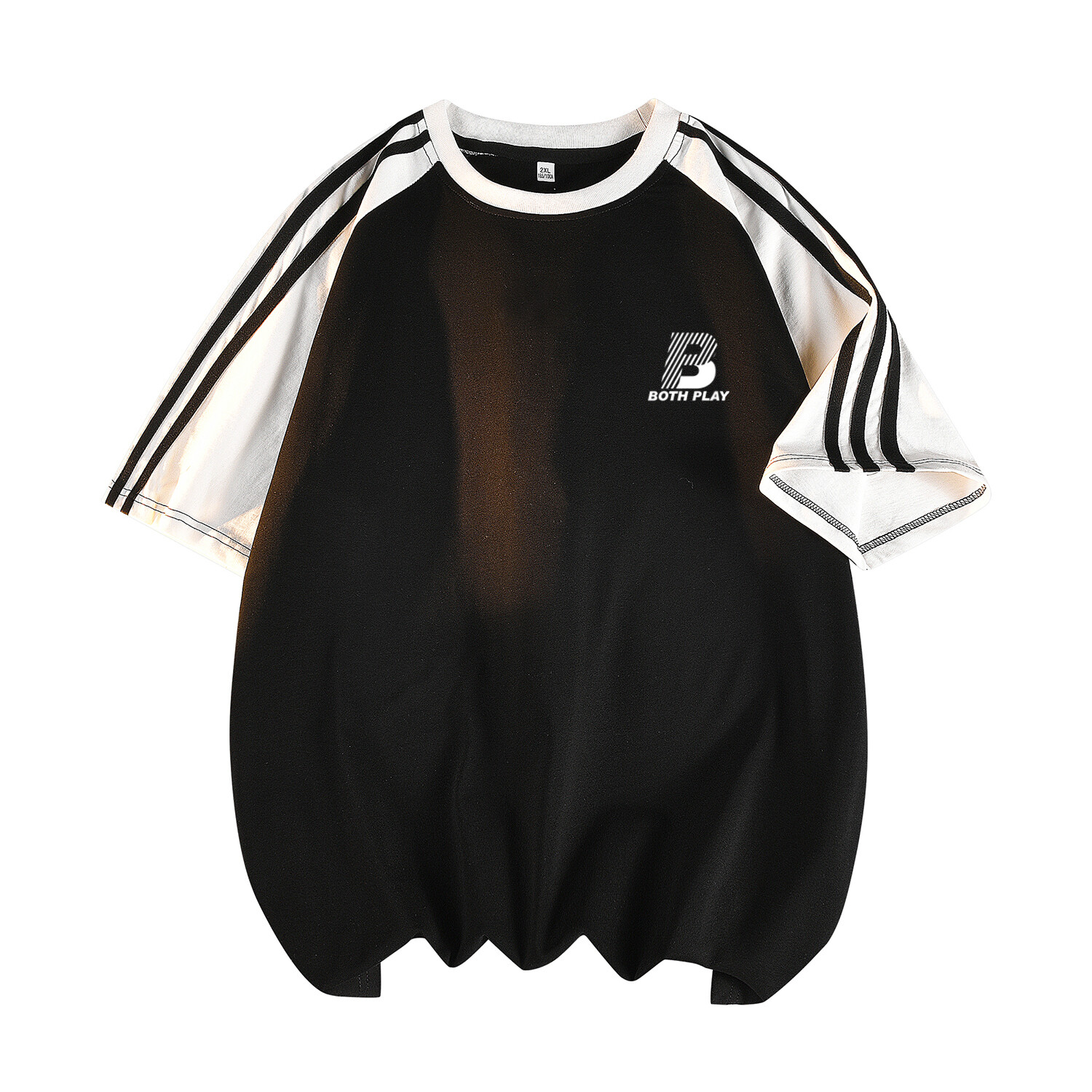 

Футболка унисекс BOTH PLAY, Черно-белый