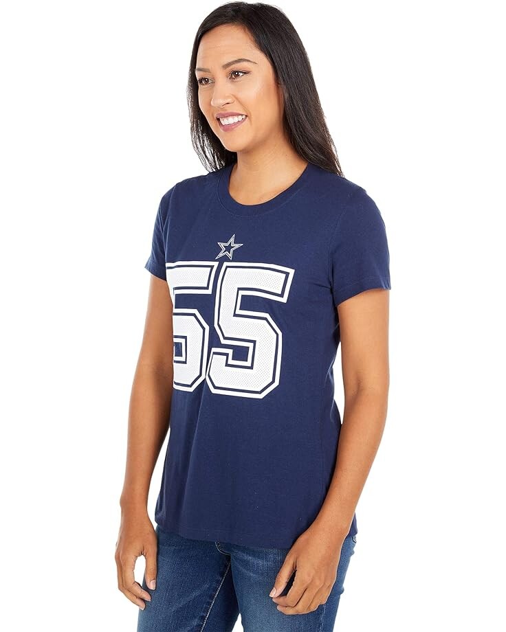

Футболка Dallas Cowboys Dallas Cowboys Nike Leighton Vander Esch #55 Tee, темно-синий