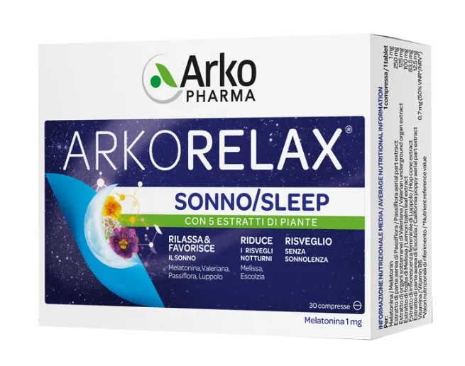 

Arkopharma Arkorelax Sleep 30 таблеток Расслабляющая добавка