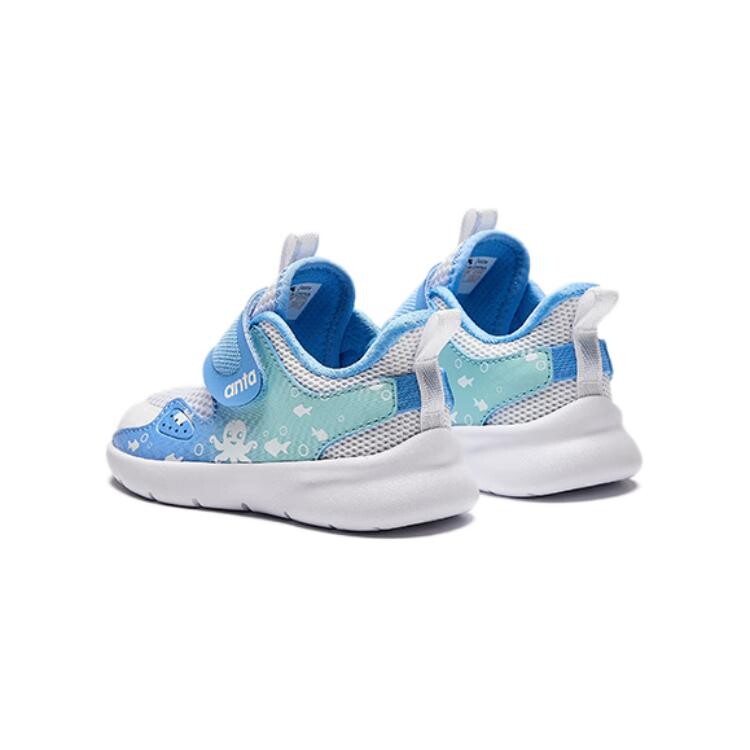 Кроссовки Anta kids Toddler Shoes TD Low-top White/Blue, белый/синий — фото 4