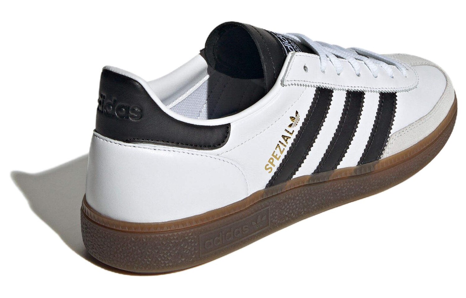 Кроссовки Adidas Originals Handball Spzl Skateboarding Shoes Unisex, белый/черный — фото 4