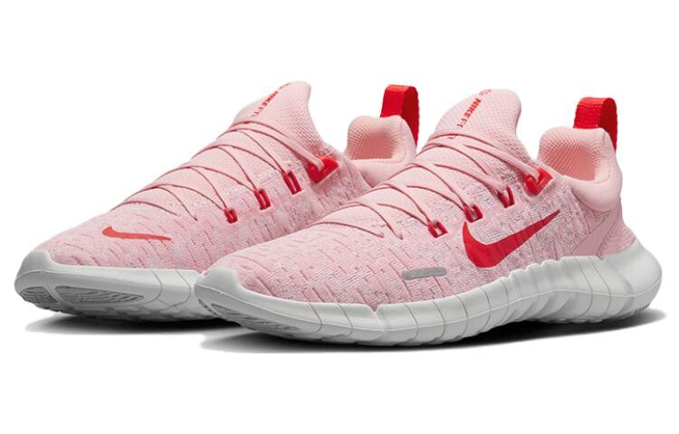 Nike Free Run 5.0 Next Nature Medium Soft Pink Pink Foam Summit Белый Светло-Малиновый (женские) — фото 2