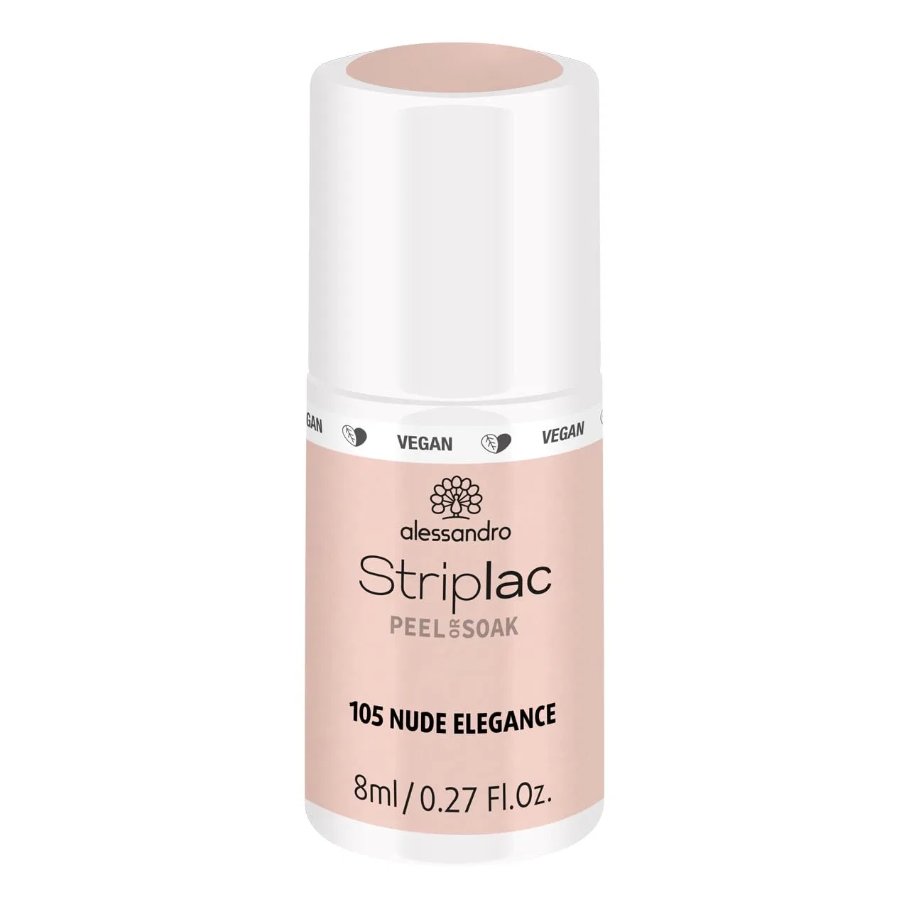 УФ-лак для ногтей «Nude Elegance» от alessandro Striplac, 8 мл Alessandro