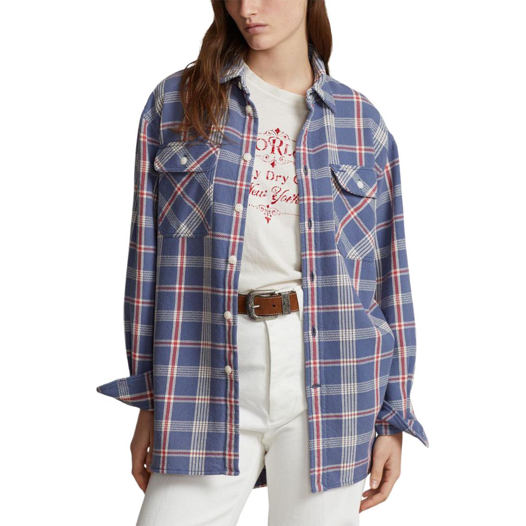Футболка поло Ralph Lauren SS24 женская морской синий — фото 4