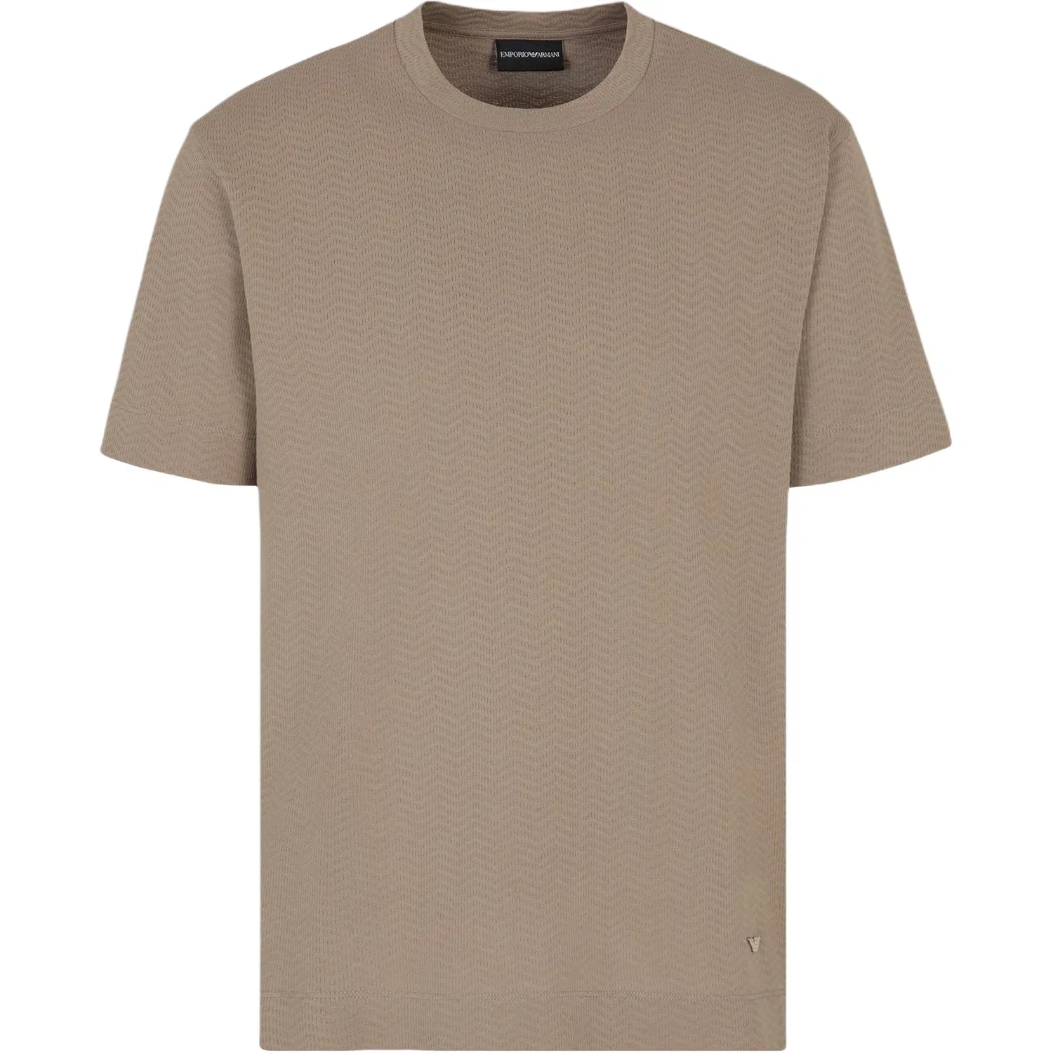 Футболка Asv Jacquard Jersey EMPORIO ARMANI, Khaki