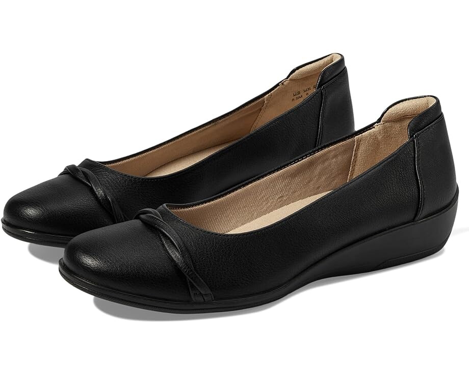 Туфли на плоской подошве LifeStride Impact, цвет Black Synthetic