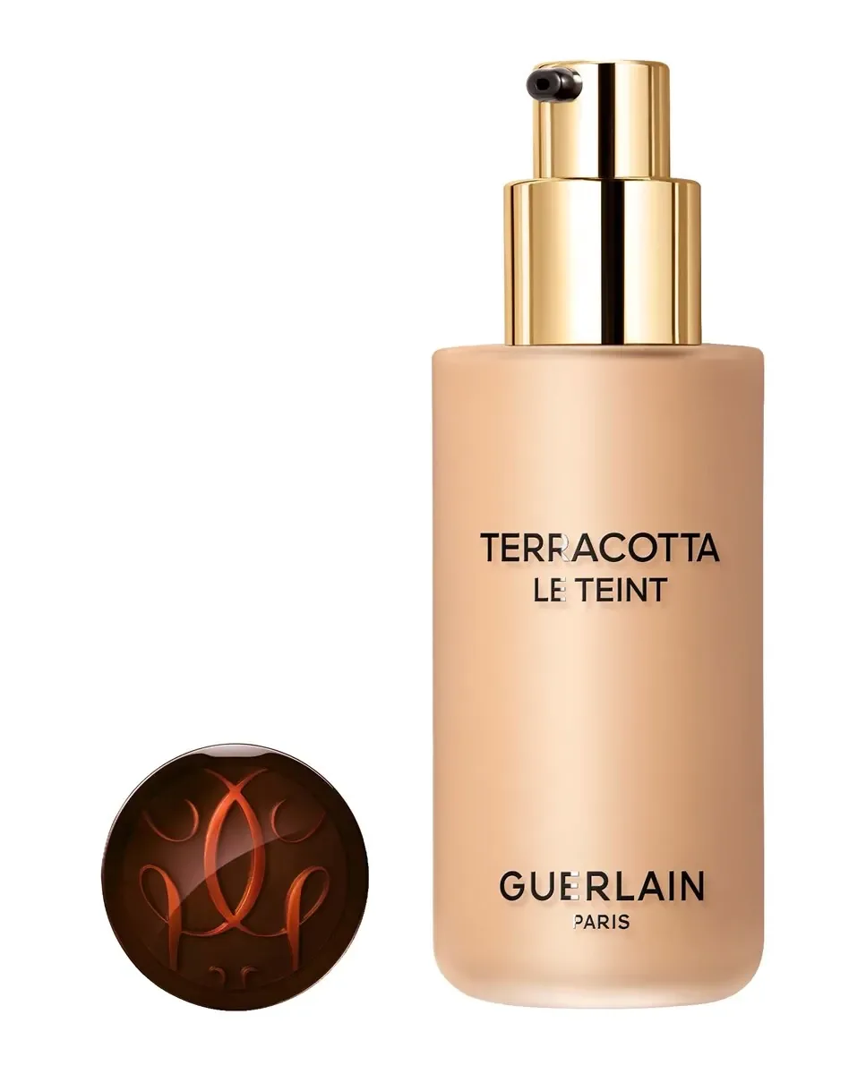 Тональная основа для макияжа Terra 25 Glow Flui 35 мл Guerlain, 3W Warm / Doré — фото 2