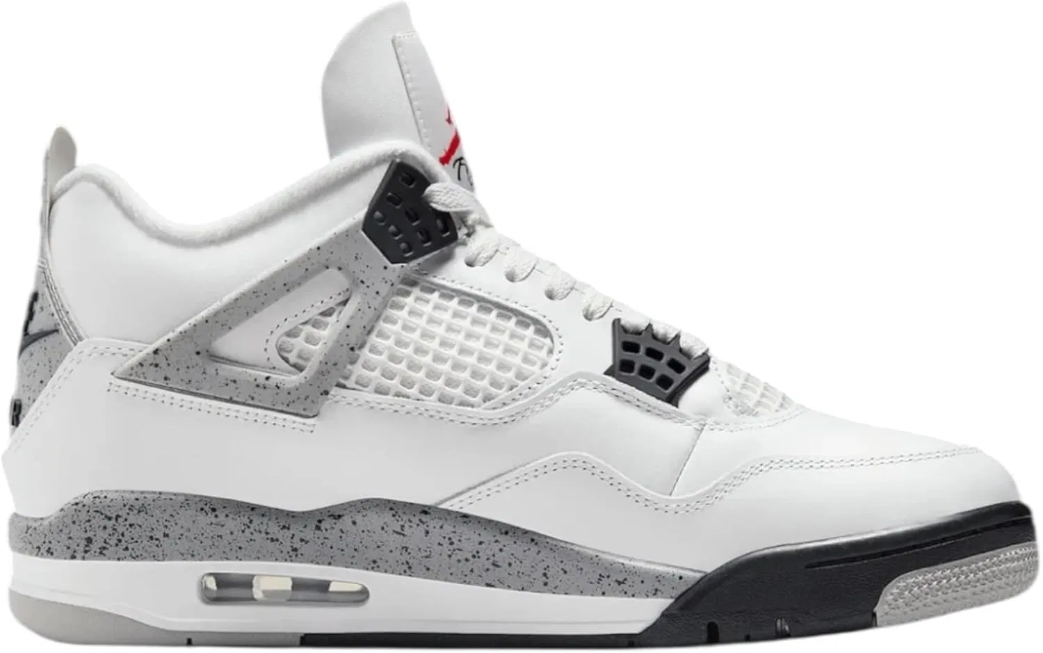Мужские кроссовки Nike Air Jordan 4, Summit White Fire Red — фото 2