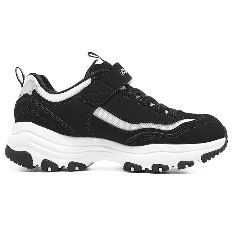 Skechers Низкие детские кроссовки I Conik Lifestyle, черные, белые, подростковые — фото 3