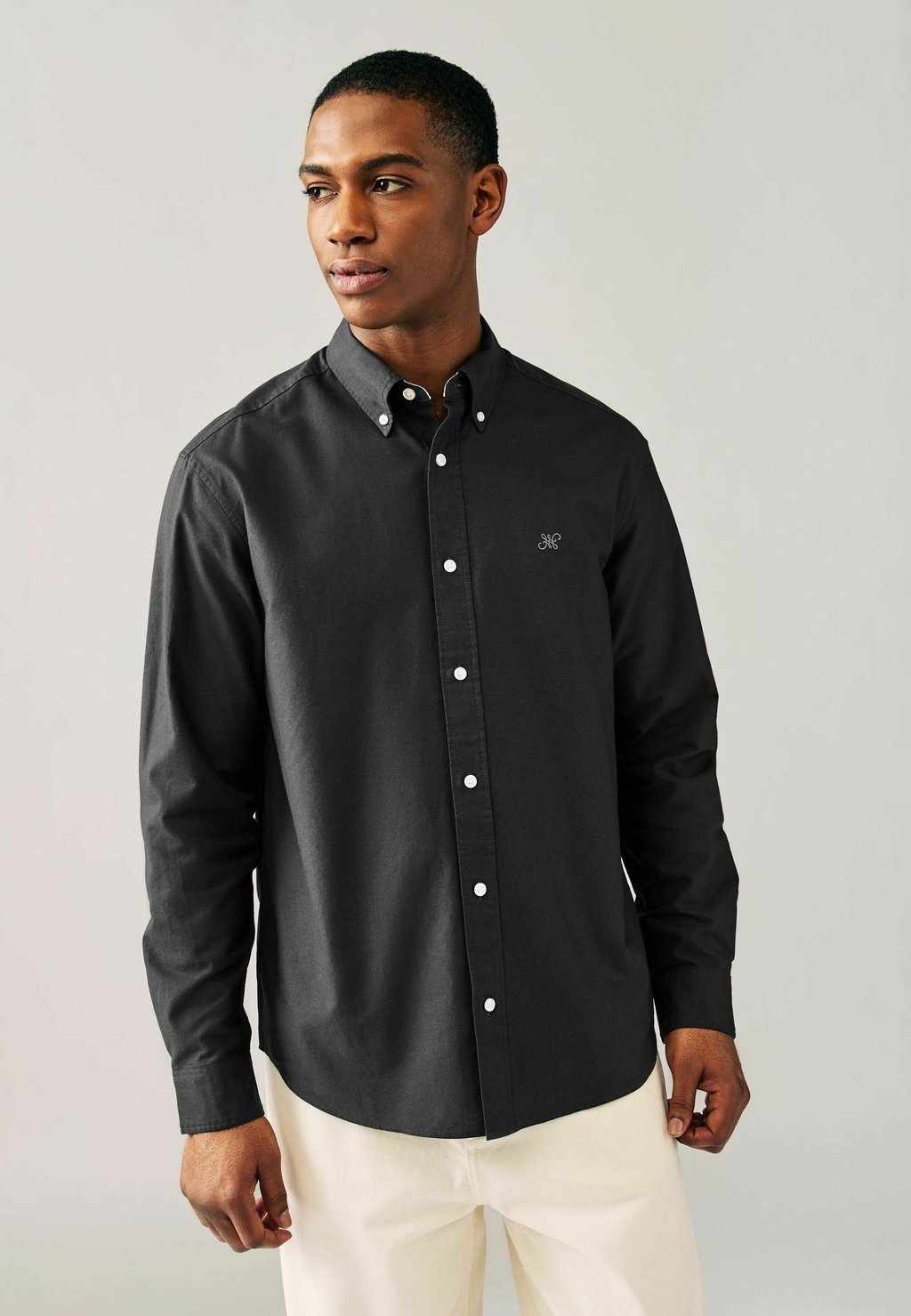 

Рубашка LONG SLEEVE OXFORD Next, серый
