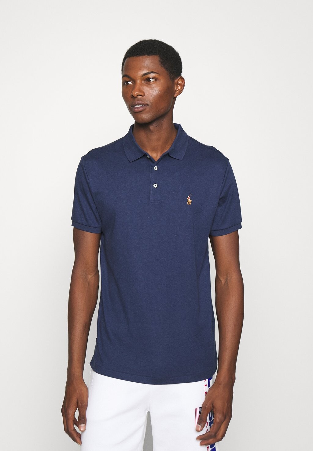

Поло КОРОТКИЙ РУКАВ Polo Ralph Lauren, весенний темно-синий вереск