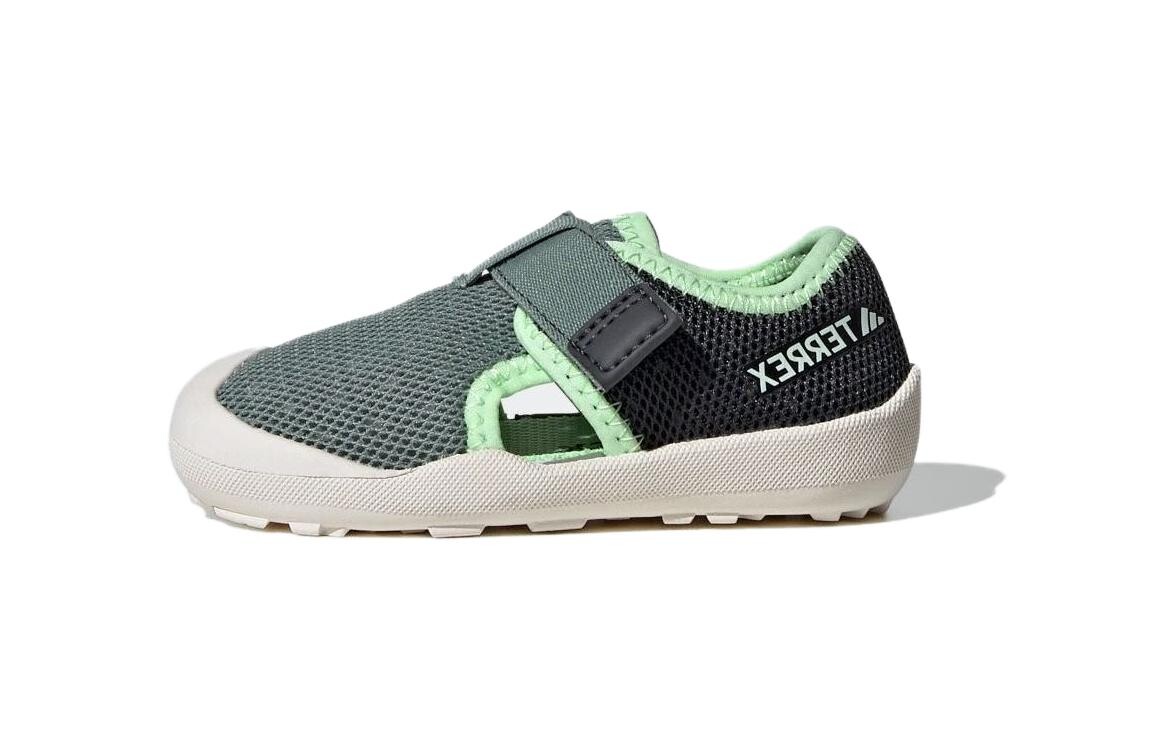 

Кроссовки adidas Captain Toey Toddler Shoes TD Low-top Grey-green/black, черный