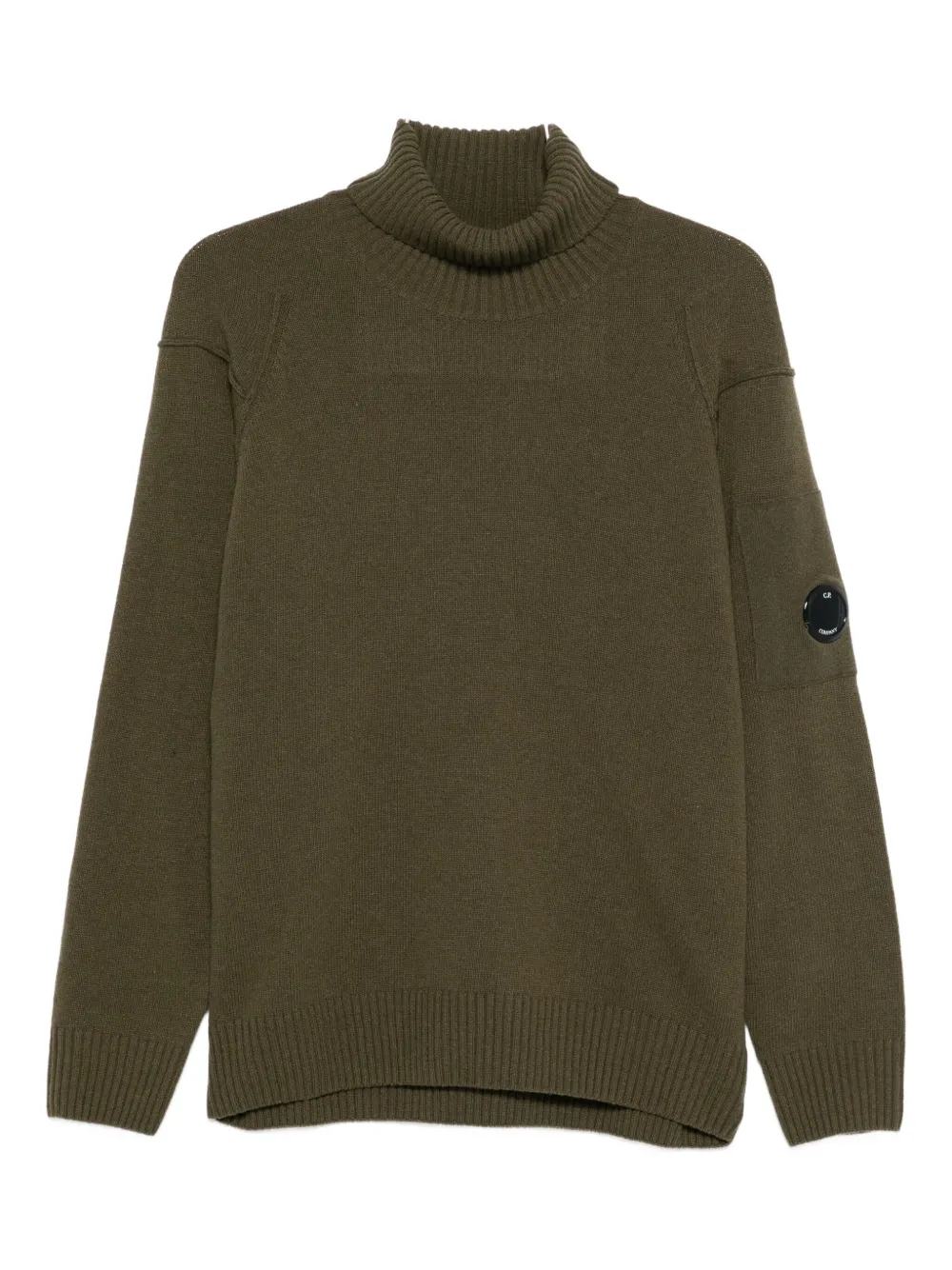 

Свитер с воротником-гольф C.P. Company, зеленый