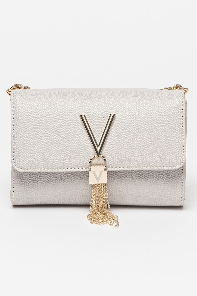 

Сумка Divina из экокожи с ремешком-цепочкой Valentino Bags, серый