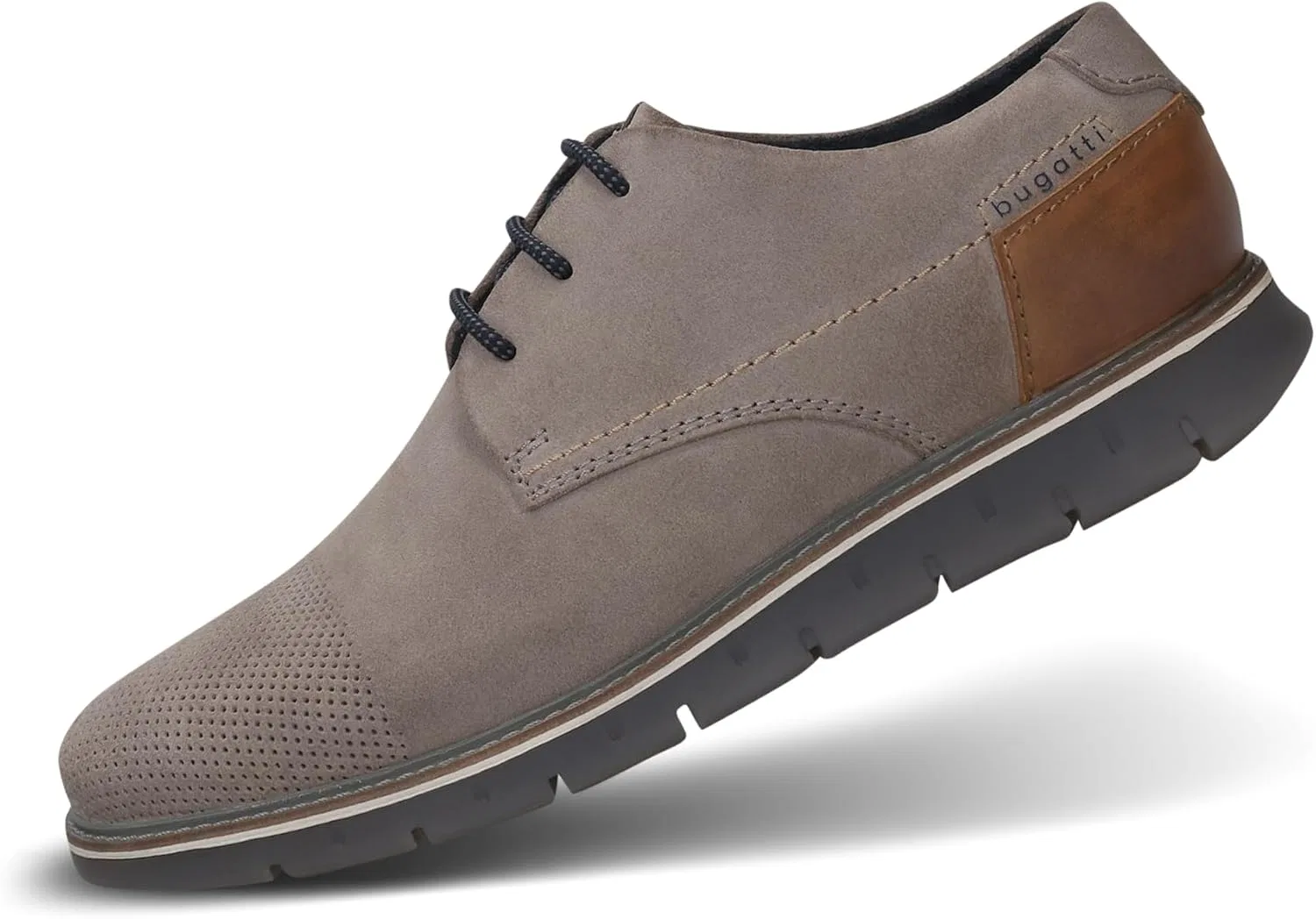 Мужские туфли Bugatti 331-ARY02 на шнуровке, Lightgrey