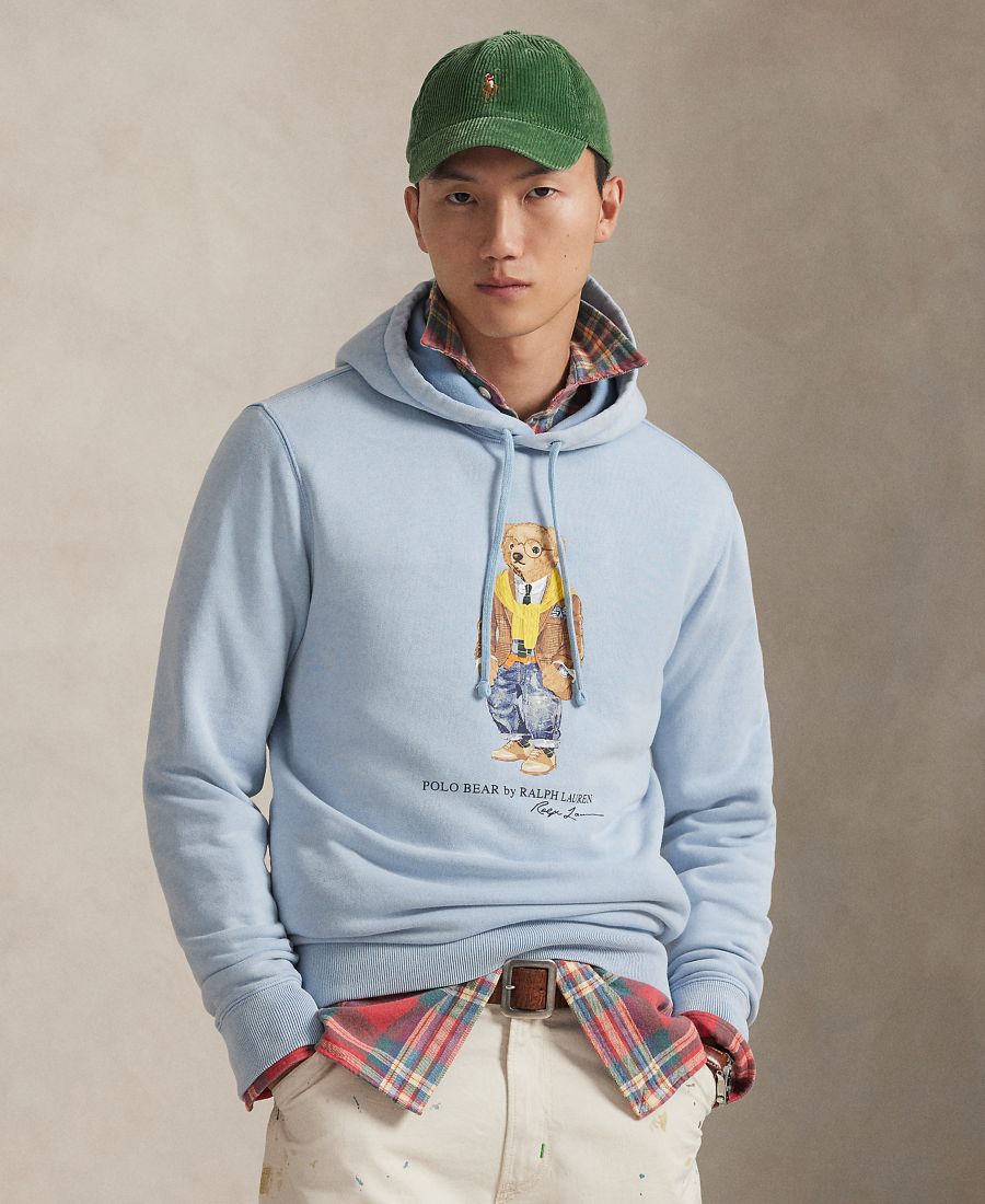 

Мужская толстовка Polo Bear из окрашенного флиса Polo Ralph Lauren, Southport Blue, Синий, Мужская толстовка Polo Bear из окрашенного флиса Polo Ralph Lauren, Southport Blue