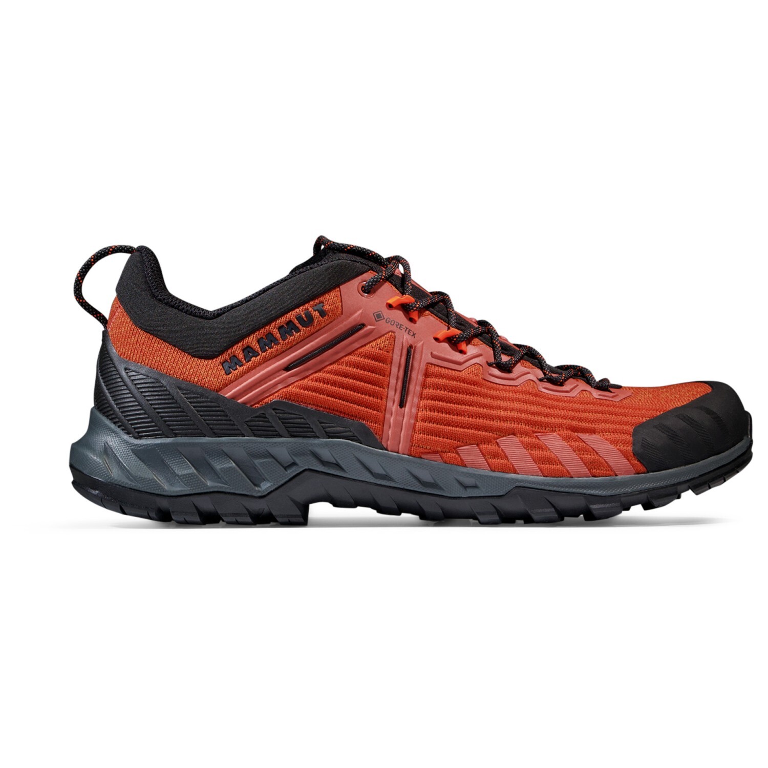 

Походная обувь Mammut Alnasca Knit III Low GTX, цвет Black/Brick