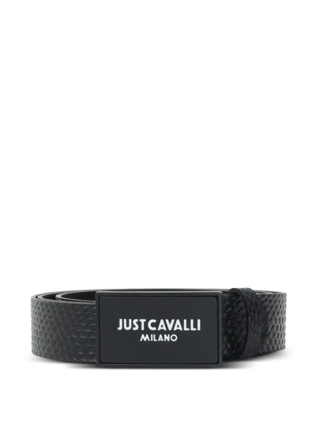 

Ремень с логотипом Just Cavalli, черный