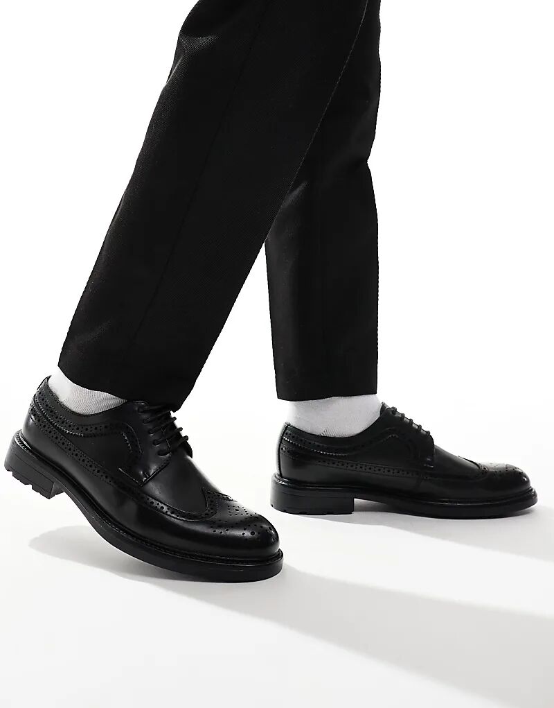 

Туфли-броги на шнуровке ASOS DESIGN черного цвета