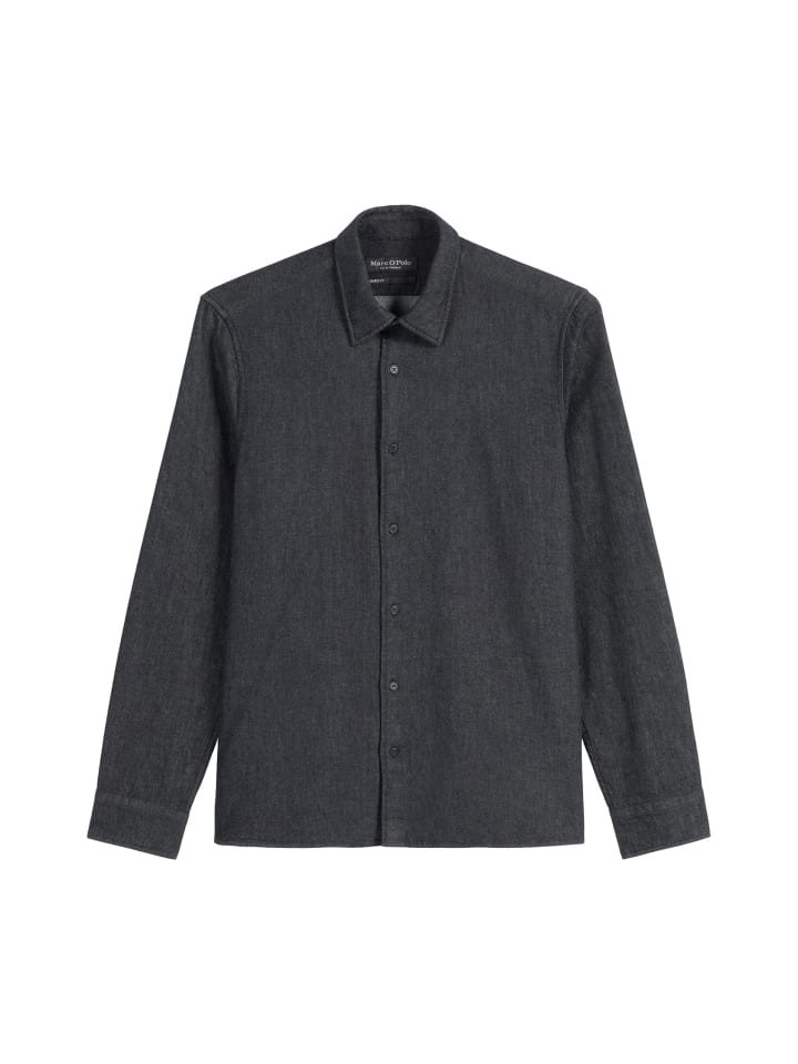 

Marc O'Polo Джинсовая рубашка темно-синего цвета