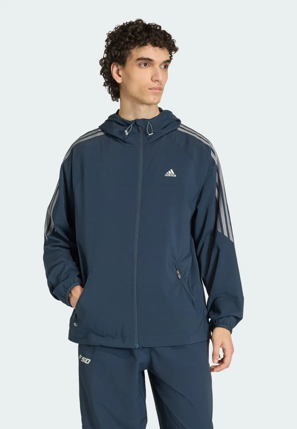 Куртка Adidas Originals Performance Jacket темно-синего цвета — фото 2