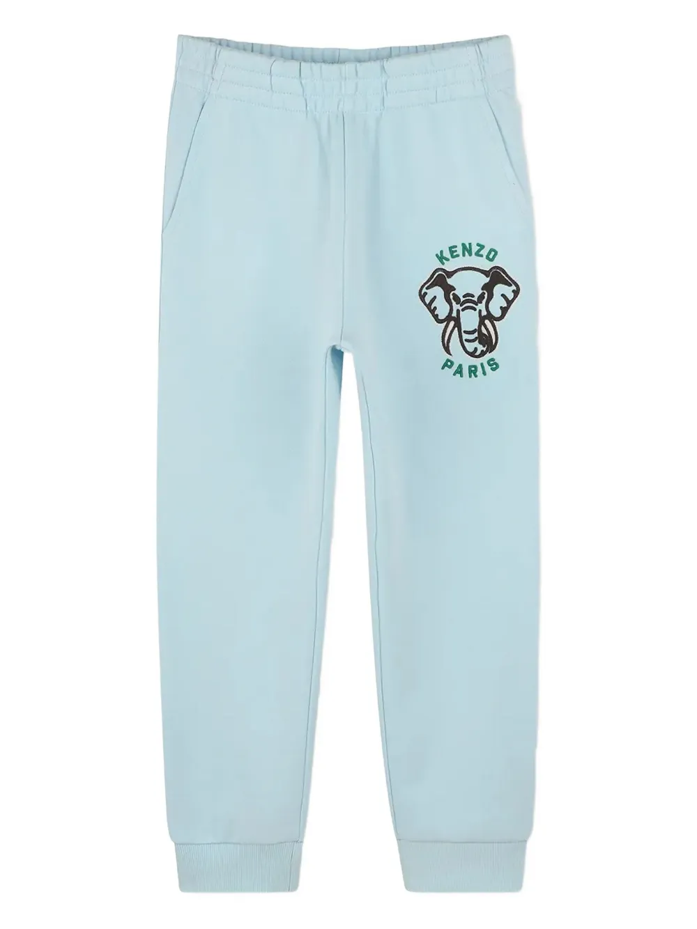 

Брюки с эластичным поясом Kenzo Kids, синий