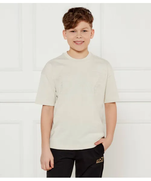 

Футболка Oversize fit Ea7, бежевый