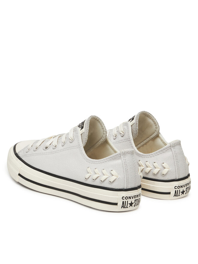 Кроссовки из ткани Chuck Taylor All Star Crafted Laces A12579C Converse, серый — фото 3