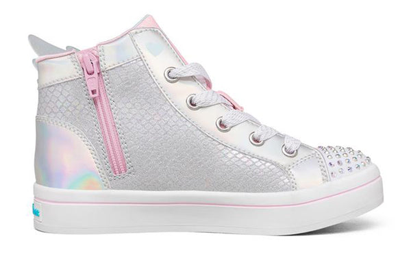 Кроссовки twi-lites 2.0 'silver pink' Skechers, серебряный — фото 2