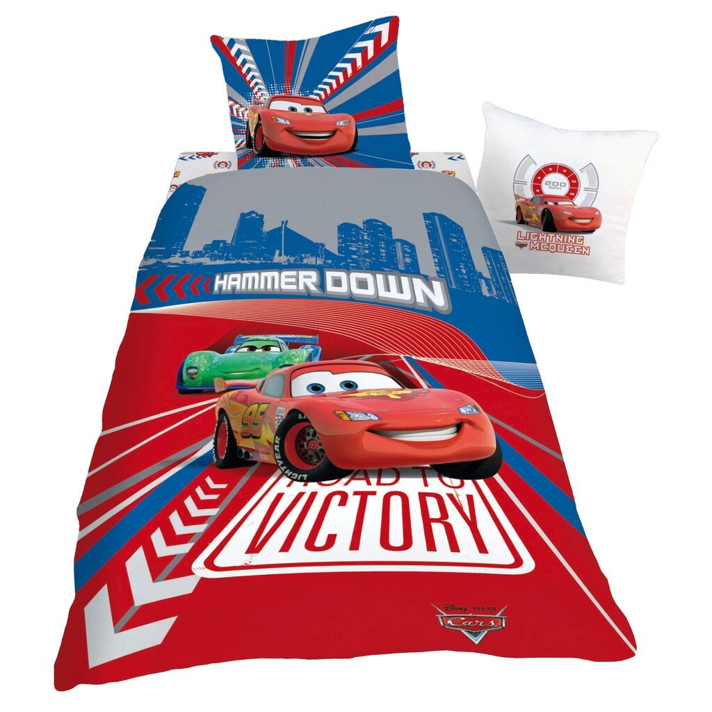 

Детское постельное белье Disney Cars Double Cross Red Linon/Renforce Beronage