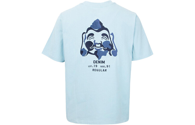 

Футболка мужская Evisu, серый/синий