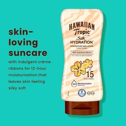 Шелковый увлажняющий лосьон Spf15, Hawaiian Tropic — фото 2