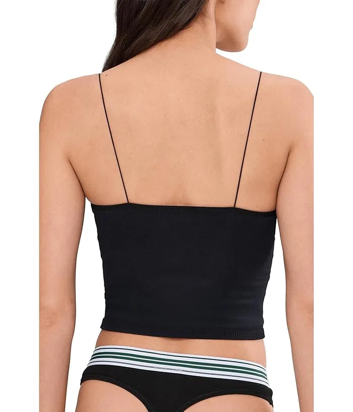 Трусы Lacoste Stretch Cotton String, Black — фото 2