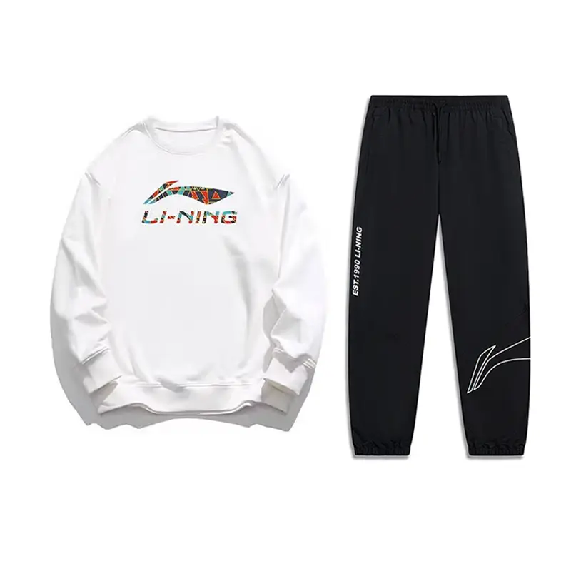 

LINING Повседневная спортивная одежда унисекс бело-черная