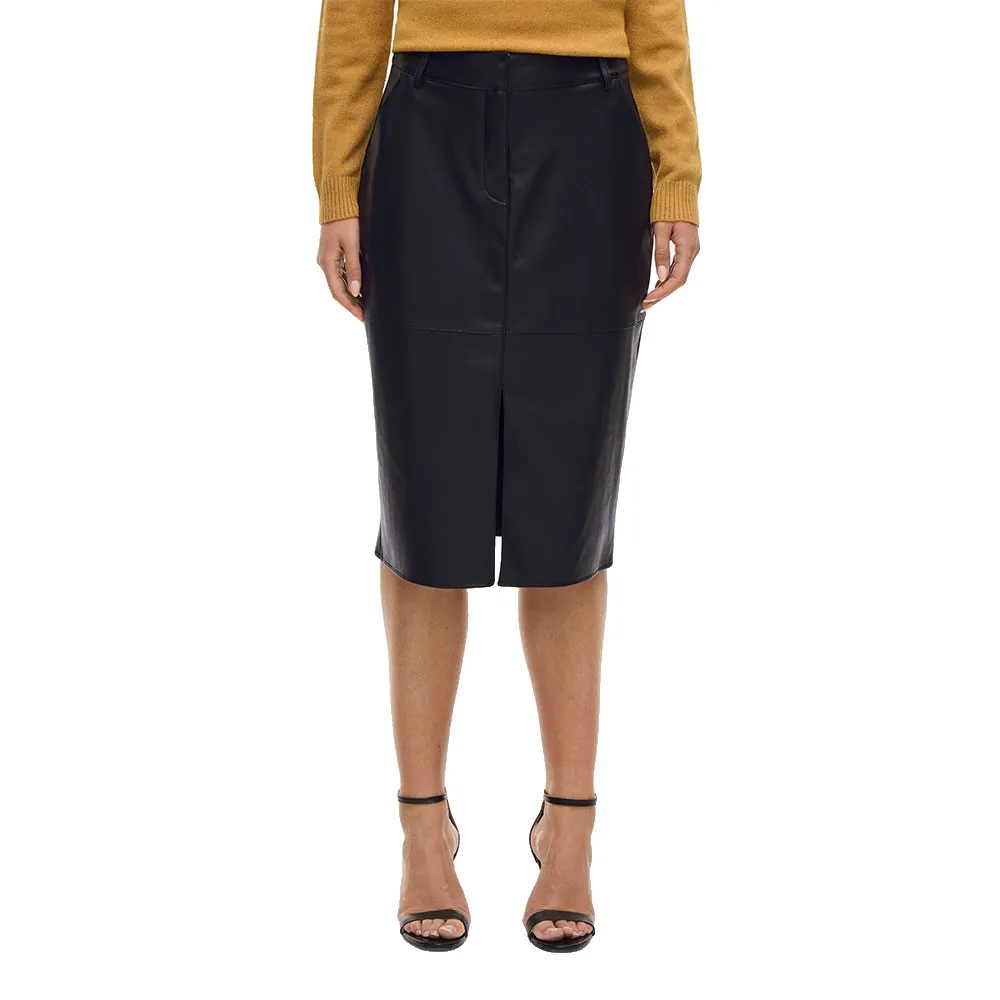 

Юбка Vila Dagmar midi skirt, черный