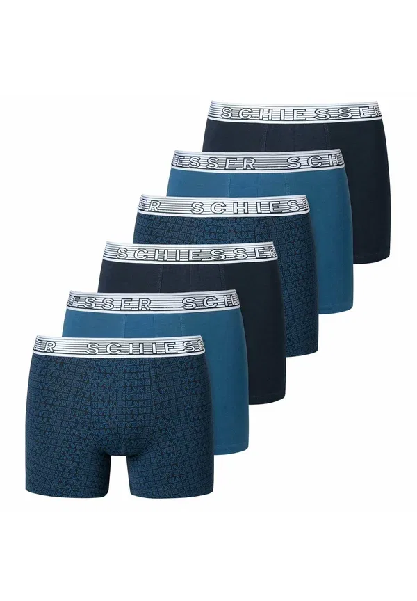 Трусы 6Er pack trunks Schiesser, синий