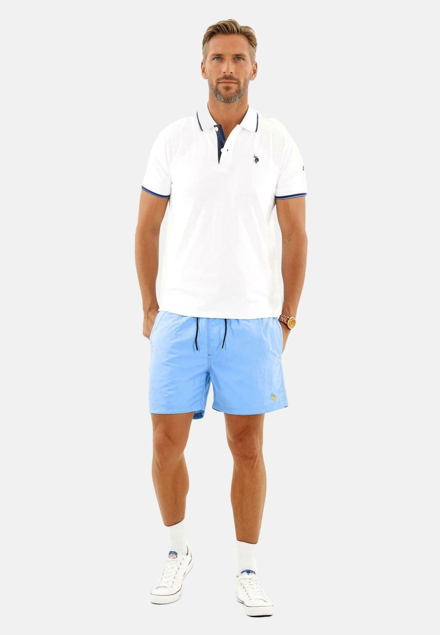 Шорты для плавания U.S. Polo Assn. Swimming shorts, Hellblau Gelb/Blue — фото 2