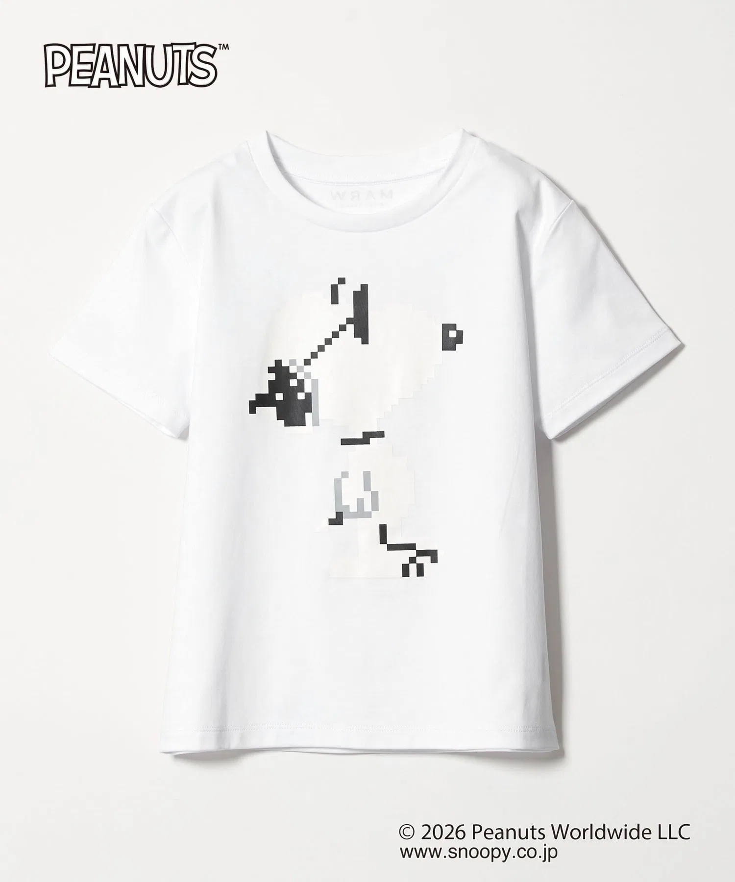 Детская футболка MARW UNITED ARROWS SNOOPY с принтом белая