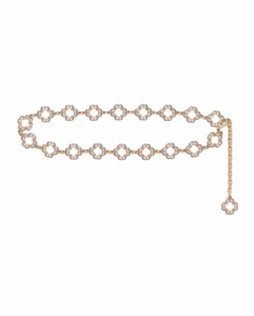 

Женский ремень из цепочки Кловер Maje, золотой