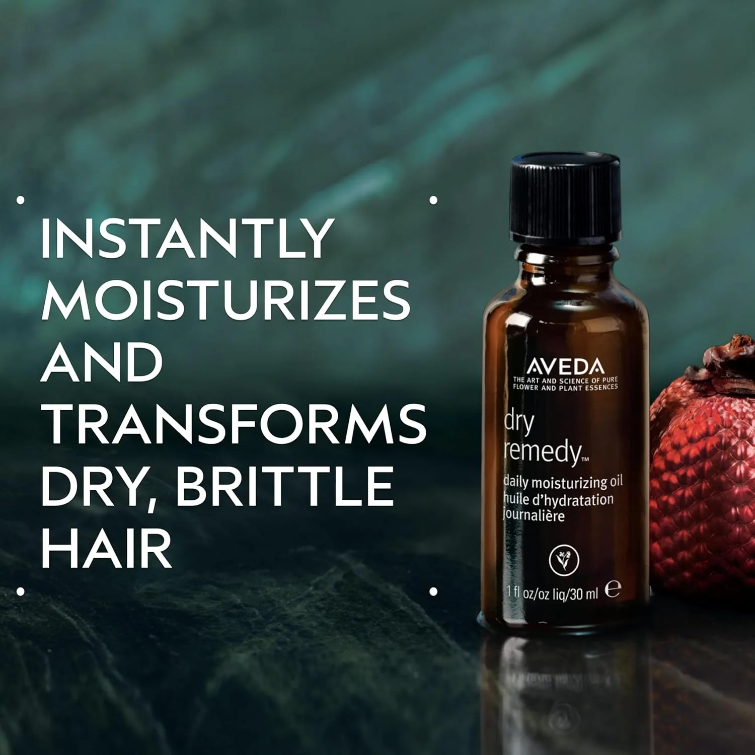 Увлажняющее масло для сухих волос Aveda Dry Remedy Daily Moisturizing Oil | Мгновенно увлажняет сухие, ломкие волосы | 90% натуральных ингредиентов* | Органическое масло бурити | Без силикона, 30 мл — фото 2