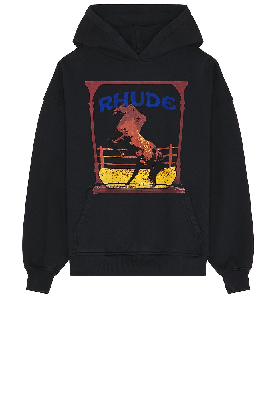 

Толстовка с капюшоном Cadre Rhude, vintage black
