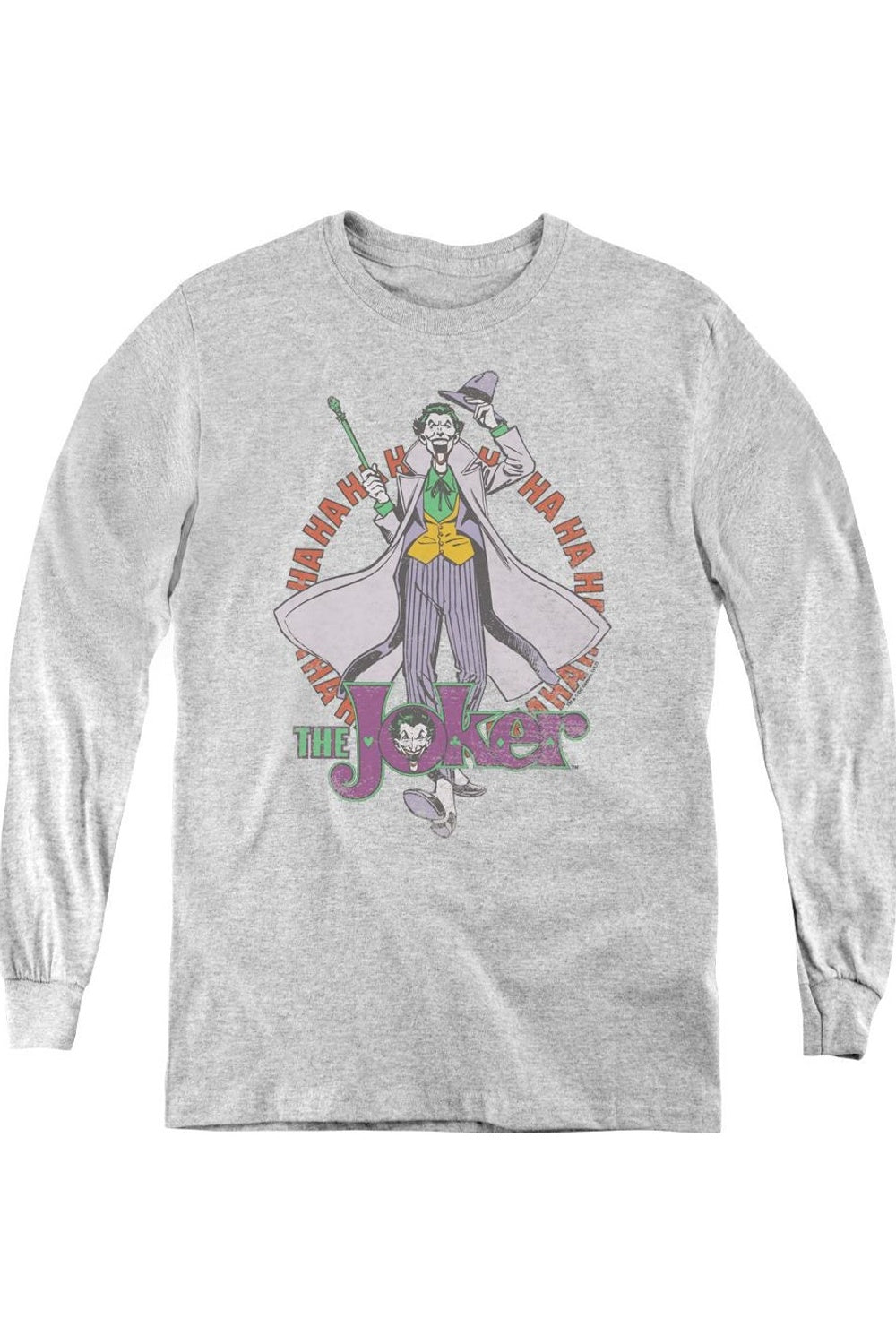 

Футболка с длинным рукавом DC Comics Maniacal Youth Gildan, Athletic Heather