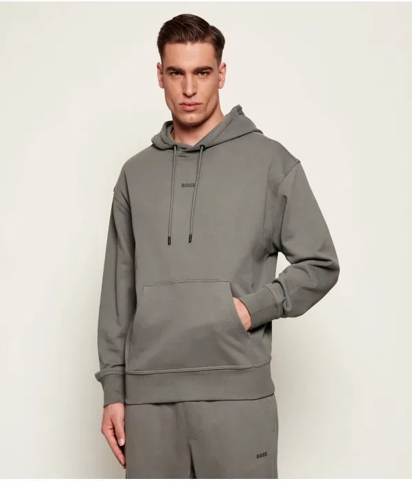 Спортивный костюм Wessallhood regular fit Boss Orange, зеленый — фото 2