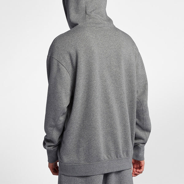 Толстовка Nike Nsw oversize Fleece Lined Athleisure Casual Sports Pullover Gray, серый — фото 4