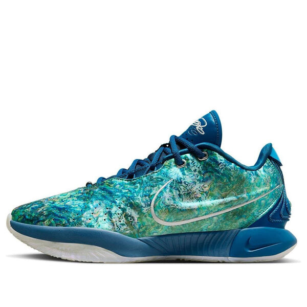 

Кроссовки леброн 21 Nike, синий