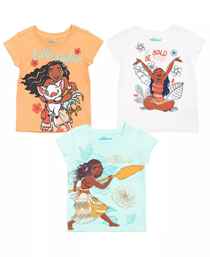 

Футболки для девочек, 3 шт Moana