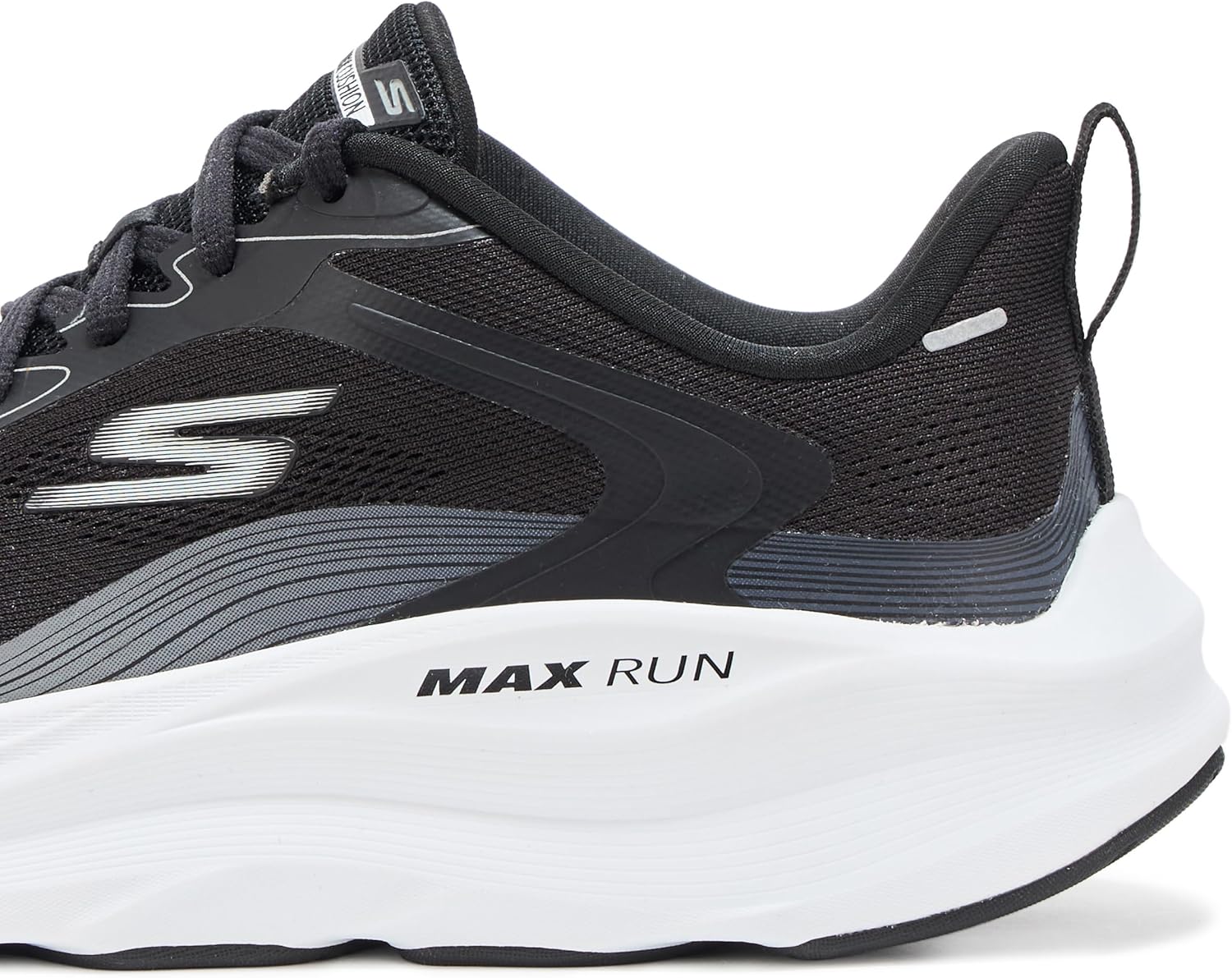 Мужские кроссовки Skechers Max Run Pacewave, белый/черный — фото 4